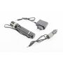 УЦЕНКА Фонарь передний 1 диод 2000 lumen алюминиевый, Li-ion 3.7V 3200mAh с зарядками авто/220V, влагозащитный, чёрный BL-8652 (повреждена зарядка)