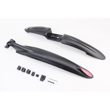 Крылья пластмассовые 24-26" MTB, чёрные YJ-0292