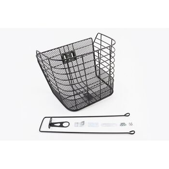 Корзина багажная передняя 26", чёрная JL-CK055 (возможны царапины, сколы, дефекты покраски)