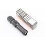 Фонарь 1 диод 240 lumen ручной, Li-ion 3.7V 5200mAh зарядка от USB, влагозащитный, чёрный F15-T