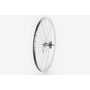 Колесо 28" заднее, обед "капля" алюминиевый, втулка ХВЗ VELOSTEEL (Чехия) 14Gх36H, крепл. гайка, серое