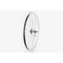 Колесо 28" заднее, обед "капля" алюминиевый, втулка ХВЗ VELOSTEEL (Чехия) 14Gх36H, крепл. гайка, серое