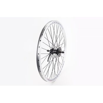 Колесо 24" заднє V-brake, обід "крапля" та втулка 14Gx36H алюмінієві, кріпл. гайка, "GRAVITY"