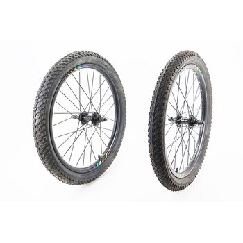 Колеса 20" переднее+заднее, с шинами WANDA, Disk-brake, обед алюм., втулка 14Gx28H, под свободобег, креп.