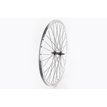 Колесо 28" переднє V-brake, обід "крапля" алюмінієвий, втулка 14Gх36H, кріпл. гайка, "GRAVITY"