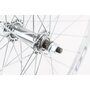 Колесо 28" переднє V-brake, обід "крапля" алюмінієвий, втулка 14Gх36H, кріпл. гайка, "GRAVITY", сіре