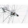 Колесо 28" переднє V-brake, обід "крапля" алюмінієвий, втулка 14Gх36H, кріпл. гайка, "GRAVITY", сіре