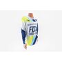 Футболка (Джерсі) чоловіча M-(Polyester 100%), довгі рукави, вільний крій, біло-синя, НЕ оригінал, тип 2