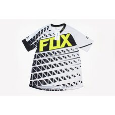 Футболка (Джерси) мужская M-(Polyester 100%), короткие рукава, свободный крой, серо-чёрная, НЕ оригинал