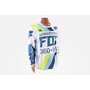 Футболка (Джерси) мужская L-(Polyester 100%), длинные рукава, свободный крой, бело-синяя, НЕ оригинал