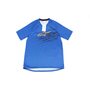 Футболка (Джерси) мужская M-(Polyester 100%), короткие рукава, свободный крой, сине-чёрная, НЕ оригинал