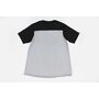 Футболка (Джерси) мужская M-(Polyester 100%), короткие рукава, свободный крой, чёрно-серая, НЕ оригинал