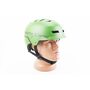 Шлем велосипедный подростковый BMX L (58-61см), 16 сент. отверстий, зеленый матовый