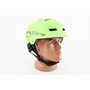 Шолом велосипедний підлітковий BMX M (55-58см), 16 вер. отворів, зелений матовий