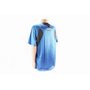 Футболка (Джерси) мужская L-(Polyester 100%), короткие рукава, свободный крой, сине-чёрная, НЕ оригинал, тип 2