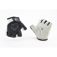 Перчатки без пальців M з м'якими вставками під долоню, чорно-сірі