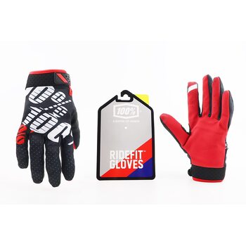 Перчатки XL с силиконовыми вставками, черно-красно-белые, НЕ оригинал