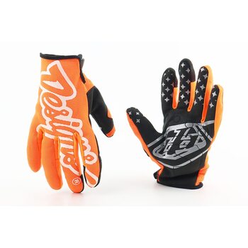 Перчатки XL с силиконовыми вставками, оранжево-черно-белые, НЕ оригинал