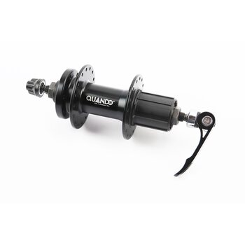 Втулка задняя MTB алюминиевая 14Gx32H под кассету 8-10зв, Disk-brake, крепл. эксцентрик, чёрная KT-MD4R