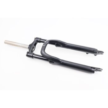 Вилка 24" амортизаційна, без різьби 1-1/8" (28,6мм), шток 195мм, з ходом 80мм, Disk-brake, чорна (можливі подряпини)