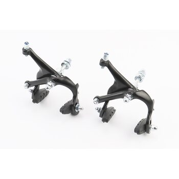 Гальмо ROAD V-brake кліщового типу, переднє+заднє, хід колодки 37-48мм, алюмінієве, чорне AR-2004D