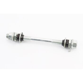 Вісь передня MTB М10х140мм в зборі, під гайку, хром