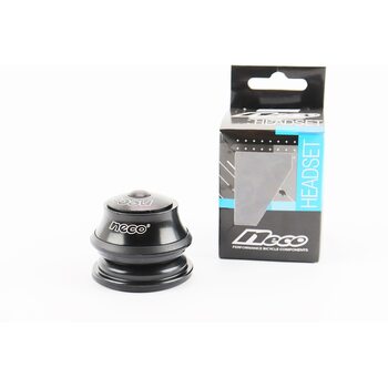 Кермова колонка 1-1/8" (44/28,6x44/30) безрізьбової вилки, напівінтегровані, висока, чорний H117DM