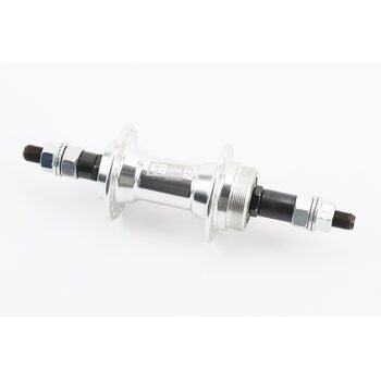 Втулка задняя MTB алюминиевая 14Gx36H под вольнобег, V-brake, 2 пром-подшипники 6200 2RS, крепл. гайка, FB-A201B