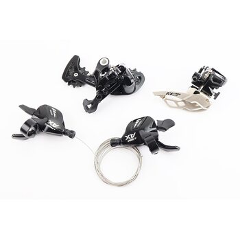Комплект переключения (групсет) 2x12 скоростей, черные AX, 4 детали