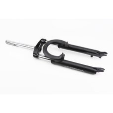 Вилка 24" амортизаційна, без різьби 1-1/8" (28,6мм), шток 240мм, з ходом 50мм, V/Disk-brake, чорна ES-226