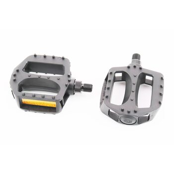 Педали CHILD 1/2" (97x80x23mm) пластиковые, чёрные NW-310S