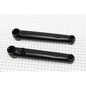 УЦЕНКА вело Шатуны "шлицы 48T-19мм" 175мм BMX, чёрные KL-8800S (без болта)