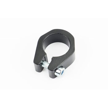 Зажим (хомут) трубы сиденья MTB 25,4мм, алюминиевый, черный