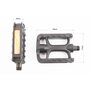 Педалі MTB 9/16" (104x72.5x23mm) пластикові, чорні HJL-822