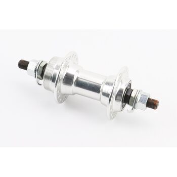 Втулка передняя MTB алюминиевая 14Gx36H, Disk-brake (резьба), 2 пром-подшипники 6200 2RS, крепл. гайка, FB-A209B