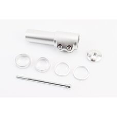 Подовжувач штока вилки 1 1/8” (28.6 мм)х117мм, алюмінієвий, сірий HR-117