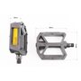 Педалі BMX 9/16" (112x96x25mm) пластикові, чорні WP408