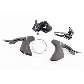 Комплект перемикання (групсет) 2x7 швидкостей, чорні R2, 4 деталі