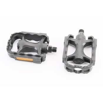 Педалі MTB 9/16" (110x77x26mm) пластикові, чорні NW-223