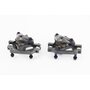 Гальмо Disk-brake переднє (F160/R140мм)+заднє (F180/R160мм), диски 160мм, кріпл. 6 болтів, сірий SF-M350+RT525