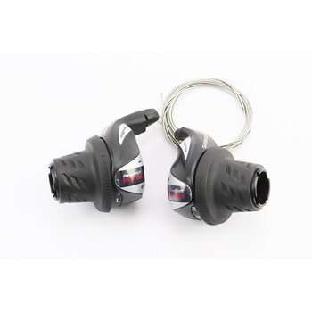 Переключатели (грипшифт) 3x7 скоростей, чёрные SL-RS 36