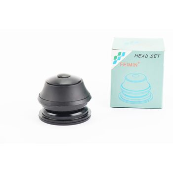 Кермова колонка 1-1/8" (44/28,6x44/30) безрізьбової вилки, напівінтегровані, висока, чорний FP-H863