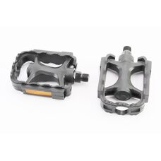 Педалі MTB 9/16" (110x77x26mm) пластикові, чорні NW-223