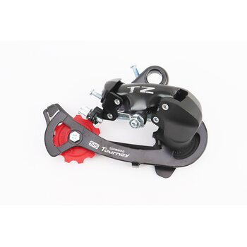 Перемикач ланцюга задній 6зв. кріпл. болт, чорний Tourney RD-TZ 50, НЕ оригінал, від 10шт -12%