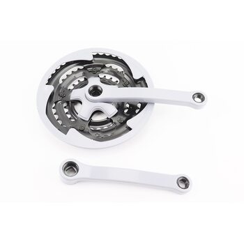 Шатуни "квадрат" 170мм, 48.38.28T MTB, сірі "вузький" GR 01 (можливі потертості)