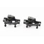 Гальмо Disk-brake переднє (F160/R140мм)+заднє (F180/R160мм), диски 160мм, кріпл. 6 болтів, чорні