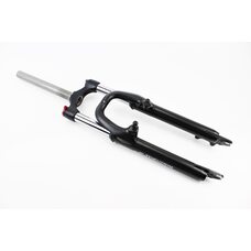 Вилка 26 "амортизаційна, без різьби 1-1/8" (28,6мм), шток 240мм, з ходом 80мм, V/Disk-brake, M Lockout, чорна ES-246- MLO