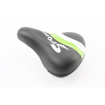 Сидіння CHILD 210x150мм, чорно-зелено-біле SPORT AZ-272BF