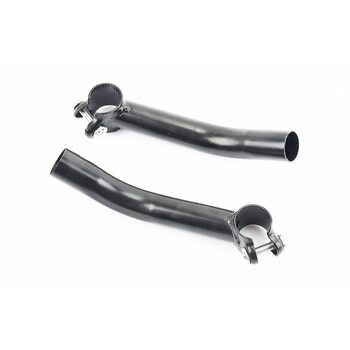 Рожки руля 22,2x130мм, черные HDB-32