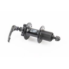 Втулка задня MTB алюмінієва 14Gx32H під касету 8-11зв, Disk-brake, 2 пром-підшипники 6200 2RS, кріпл. ексцентрик, чорна FB-A291В